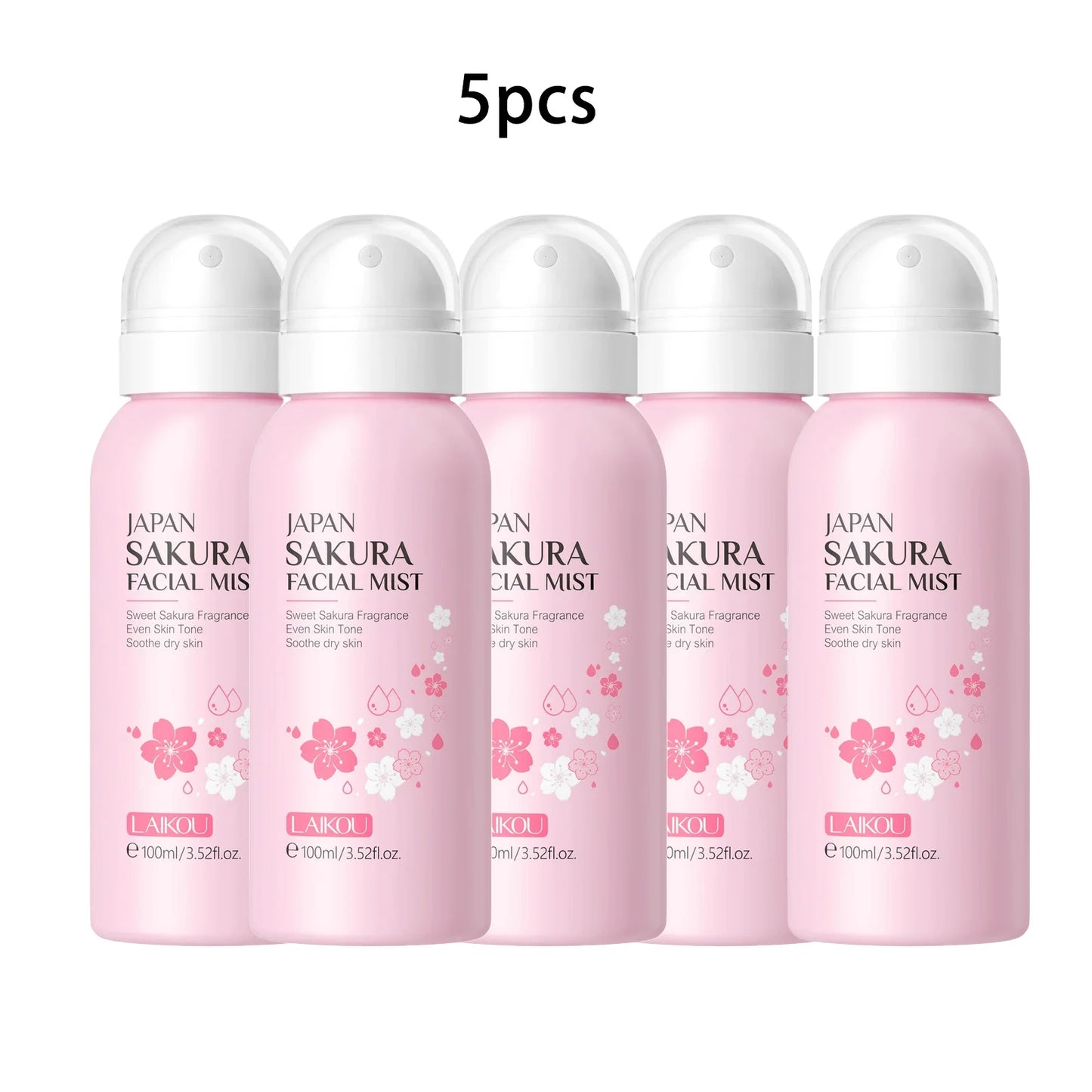 Sakura Toner Hydrating Moisturize Gentle Repair Brightening Skin Improve Glow Serum Toner Spray 100Ml