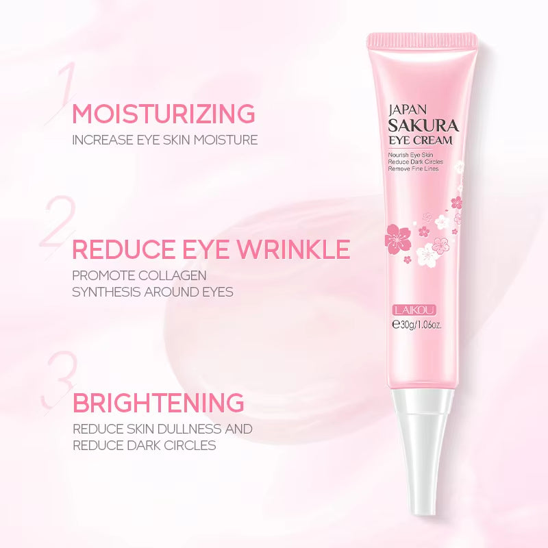 Sakura Facial Cleansing Skincare Set Whitening Moisturize Beauty Health Eye Mask Lip Mask Korean Facial Care Products Kit