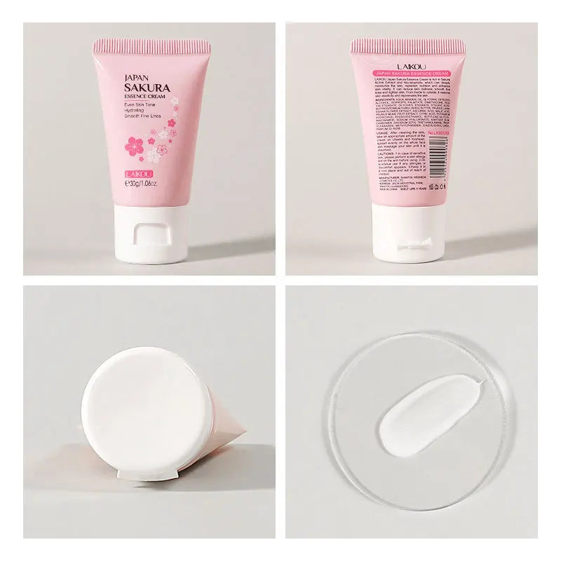 30G Japan Sakura Essence Face Cream Hydrate Moisturizing Cherry Blossom Refreshing Essence Facial Lotion Korean Skincare