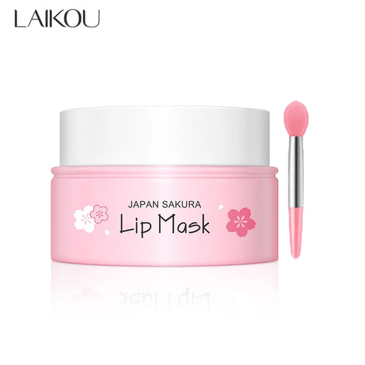 8G  Sakura Lip Sleeping Mask Hydrating Moisture Nutriousing Wrinkle Smoothing Dryness Lip Mask Korean Cosmetics Skin Care