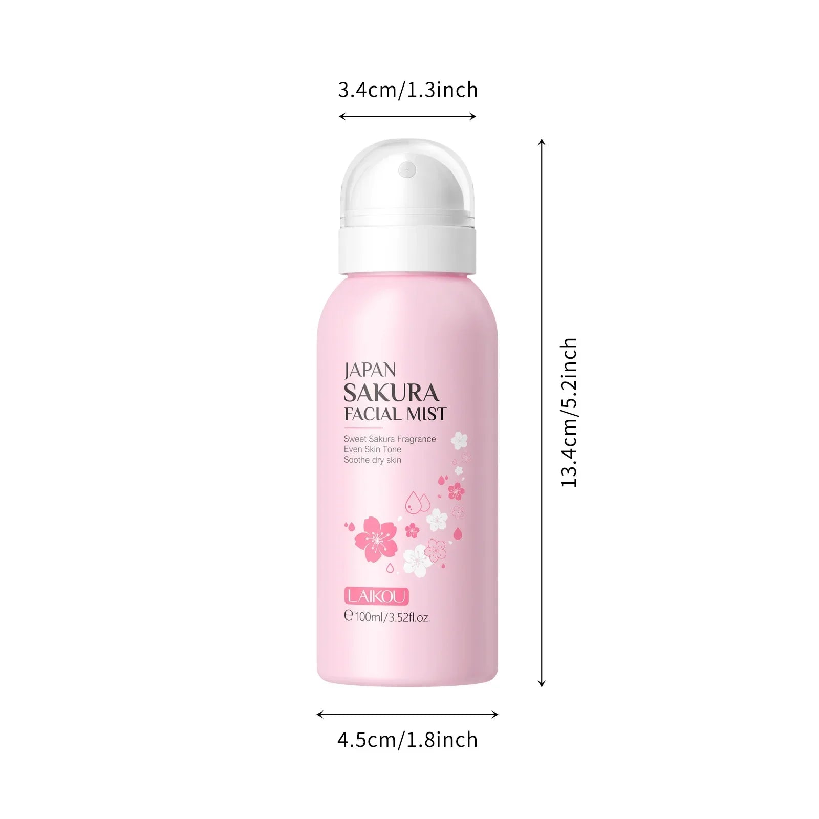 Sakura Toner Hydrating Moisturize Gentle Repair Brightening Skin Improve Glow Serum Toner Spray 100Ml