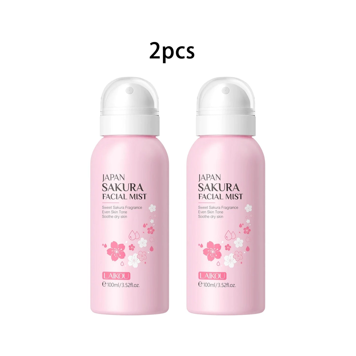 Sakura Toner Hydrating Moisturize Gentle Repair Brightening Skin Improve Glow Serum Toner Spray 100Ml