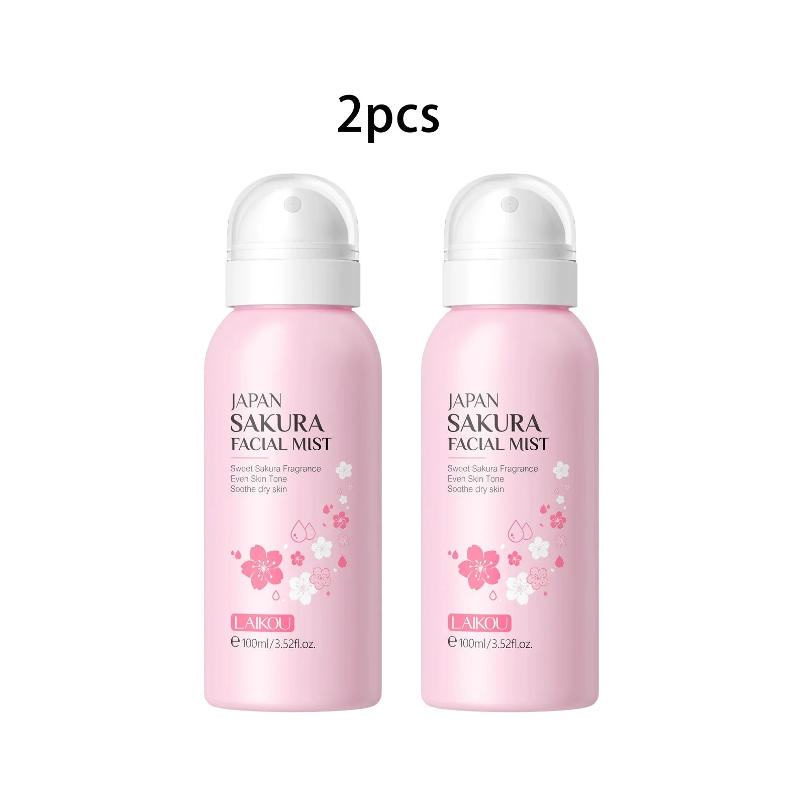 Sakura Toner Hydrating Moisturize Gentle Repair Brightening Skin Improve Glow Serum Toner Spray 100Ml