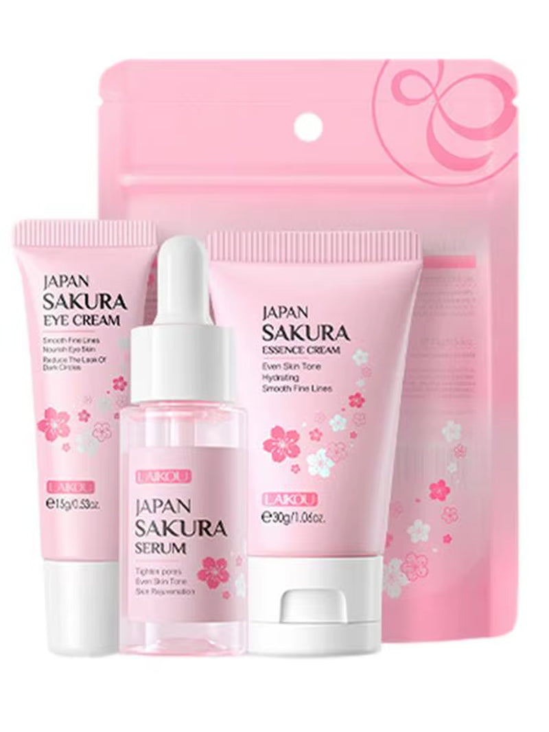Skincare Gift Set Women'S Skin Care Kit for Moisturizing Cherry Blossom Extract Face Care Tool Gifts for Girls Women